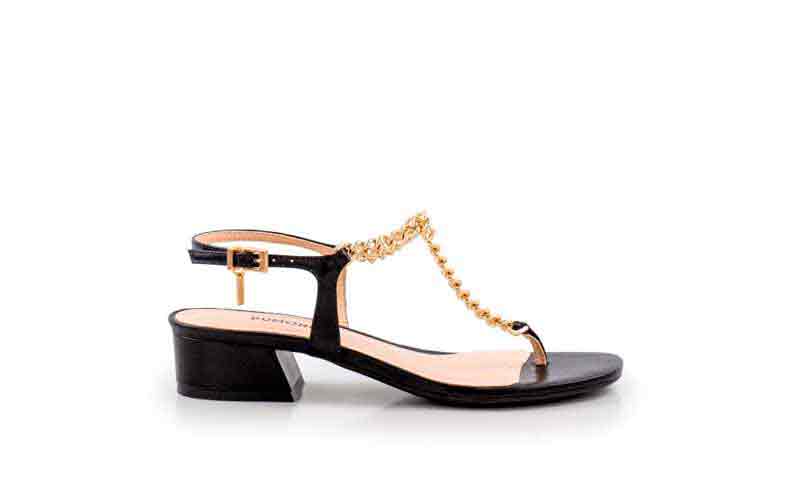 Sandalia Salto Napa Seda