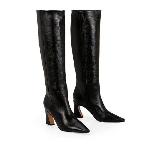 Bota Cuero Preto