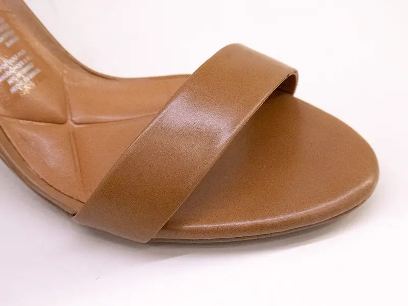 Sandalia Salto Leather
