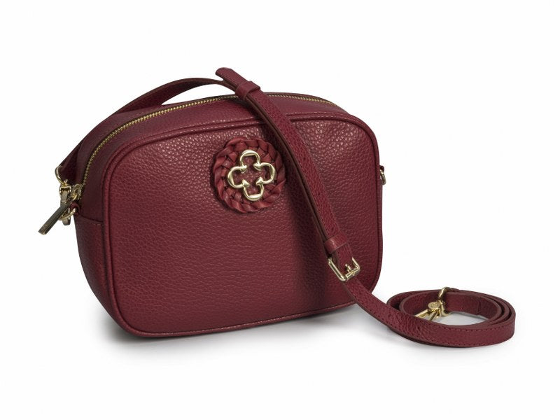 Bolsa Media Couro