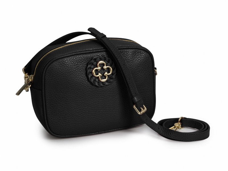 Bolsa Media Couro