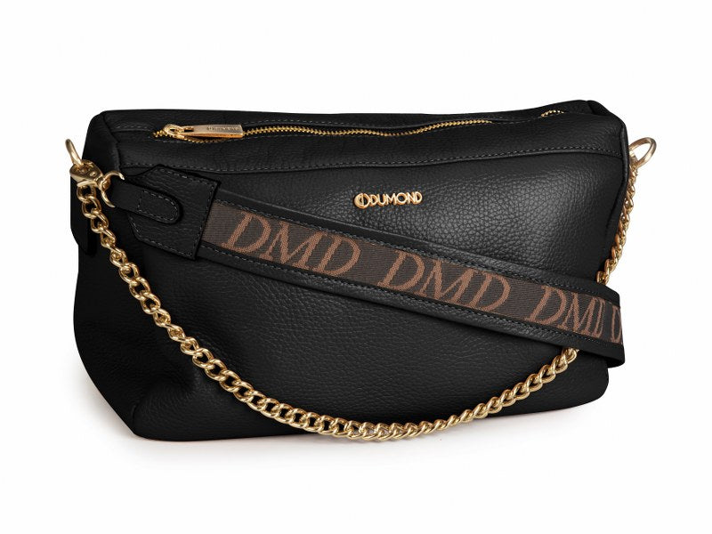 Bolsa Media Couro