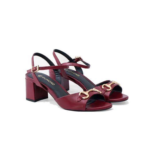 SANDALIA DUMOND CUERO WINE