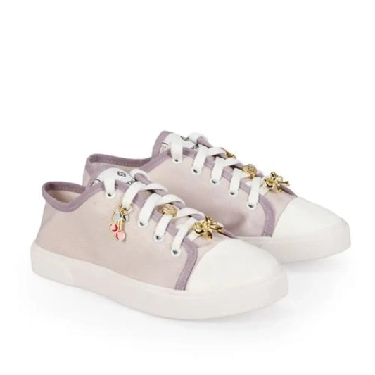 Zapatilla Tejido Rose/Bianco
