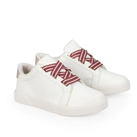 Zapatilla Bianco/Rosa Claro