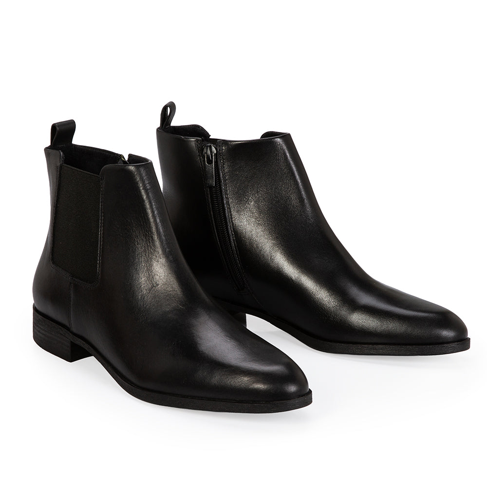 Bota Negro Cuero