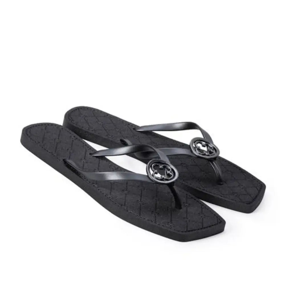 Chinela - Preto/Ouro Chiaro