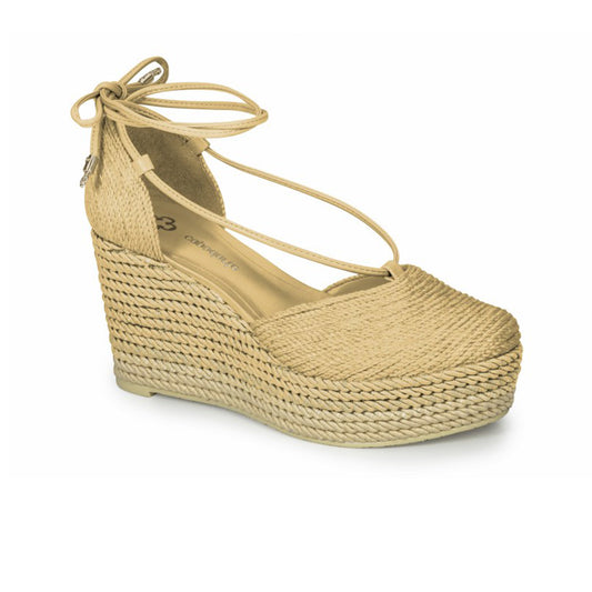 Espadrille Salto Medio Sintetico