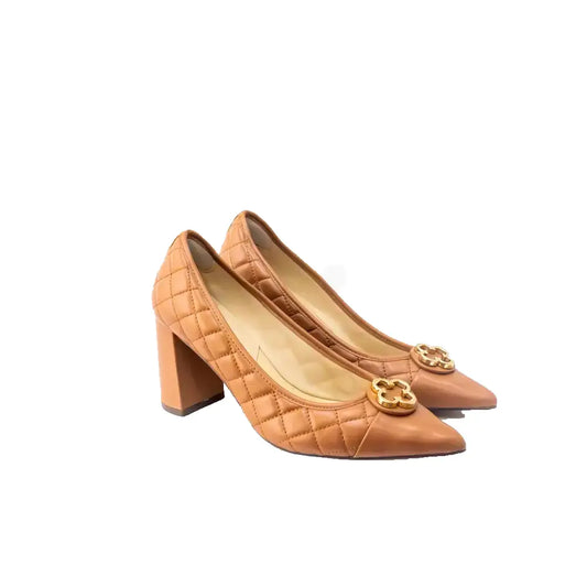 Scarpin Satinato – Camel