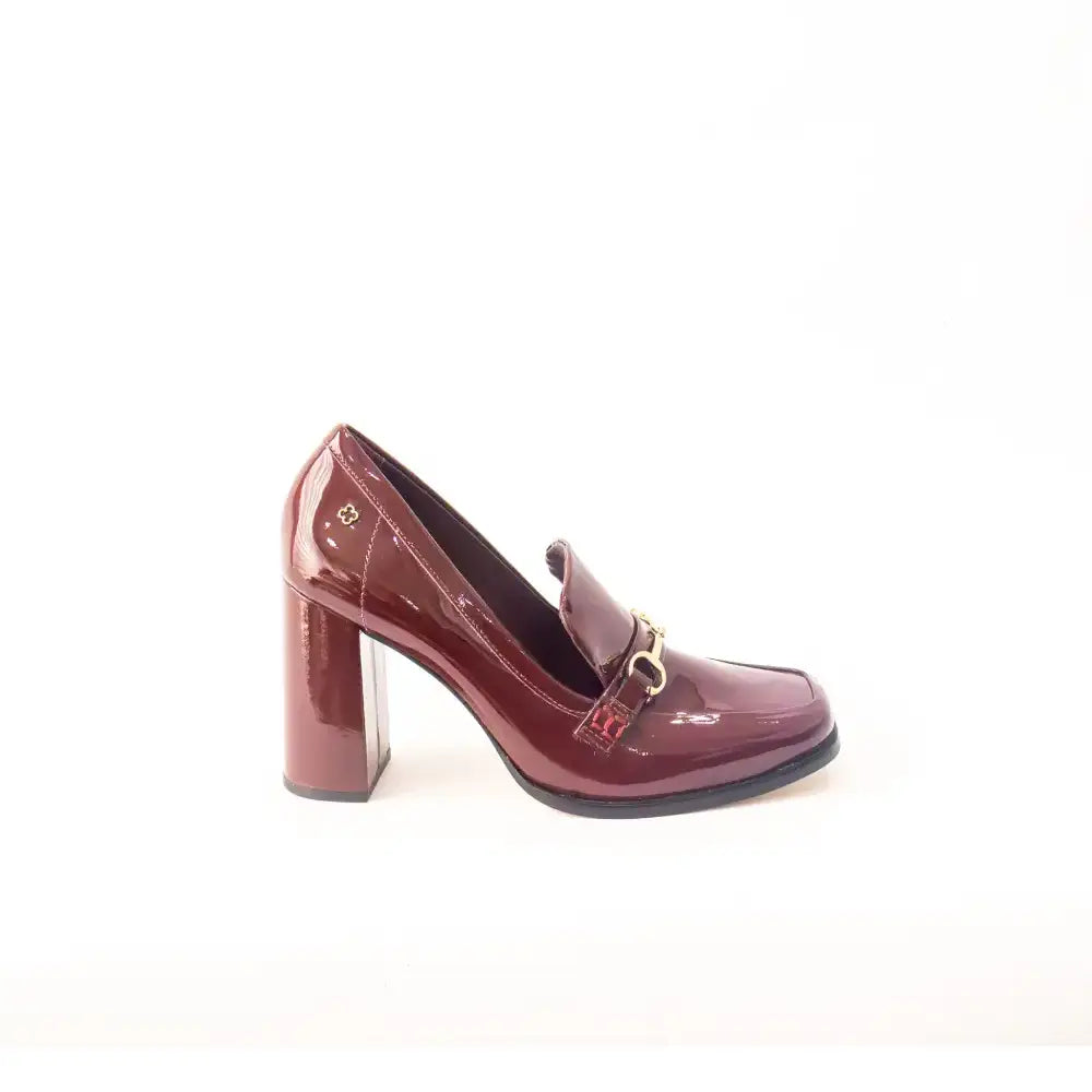 Scarpin Vernice Preto Cuero