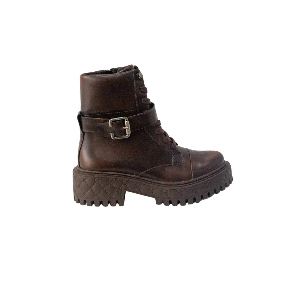 Bota Cuero Spazzolato Tobacco