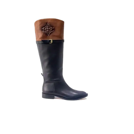 Bota Cuero Atanado Preto/Mogno