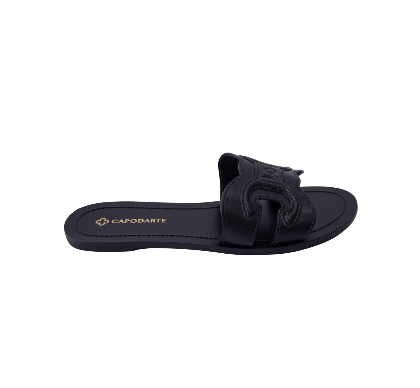 Sandalia Capodarte Mestico Satinato Preto