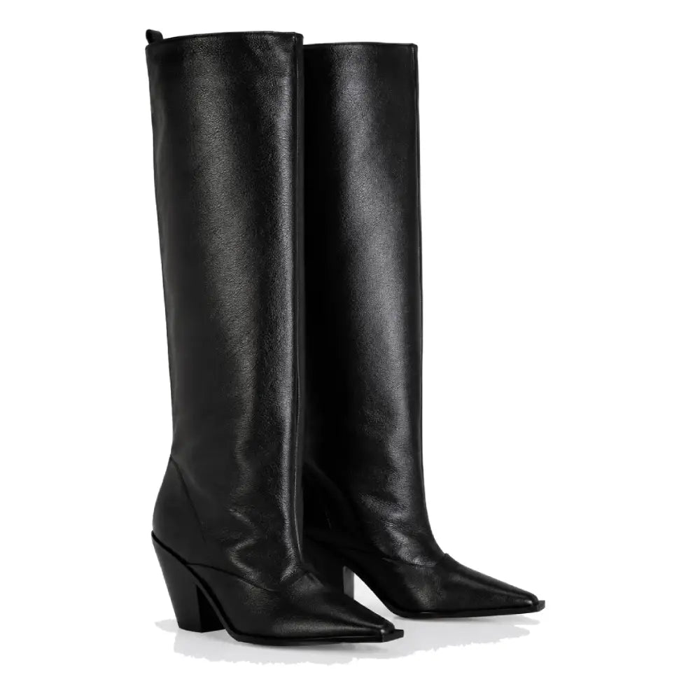 Bota Negro Cuero