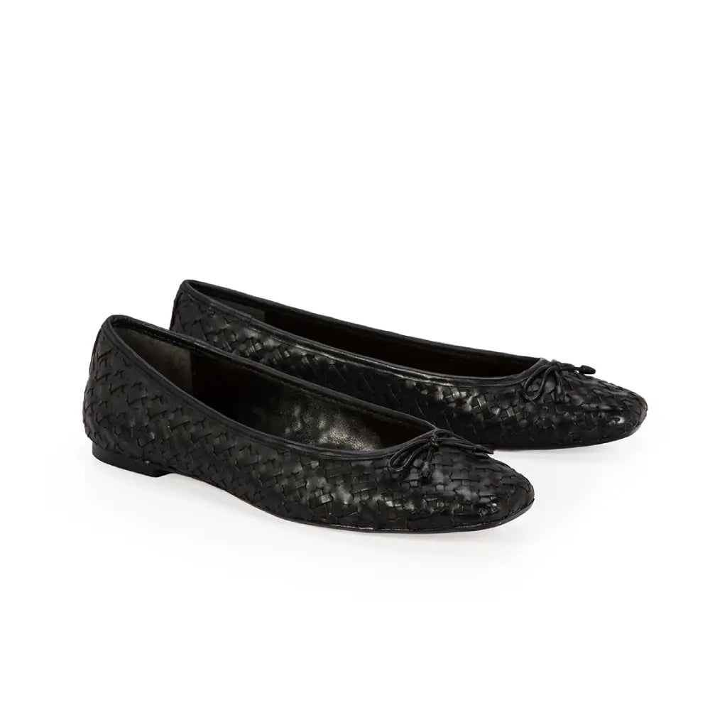 Ballerina Negro Cuero