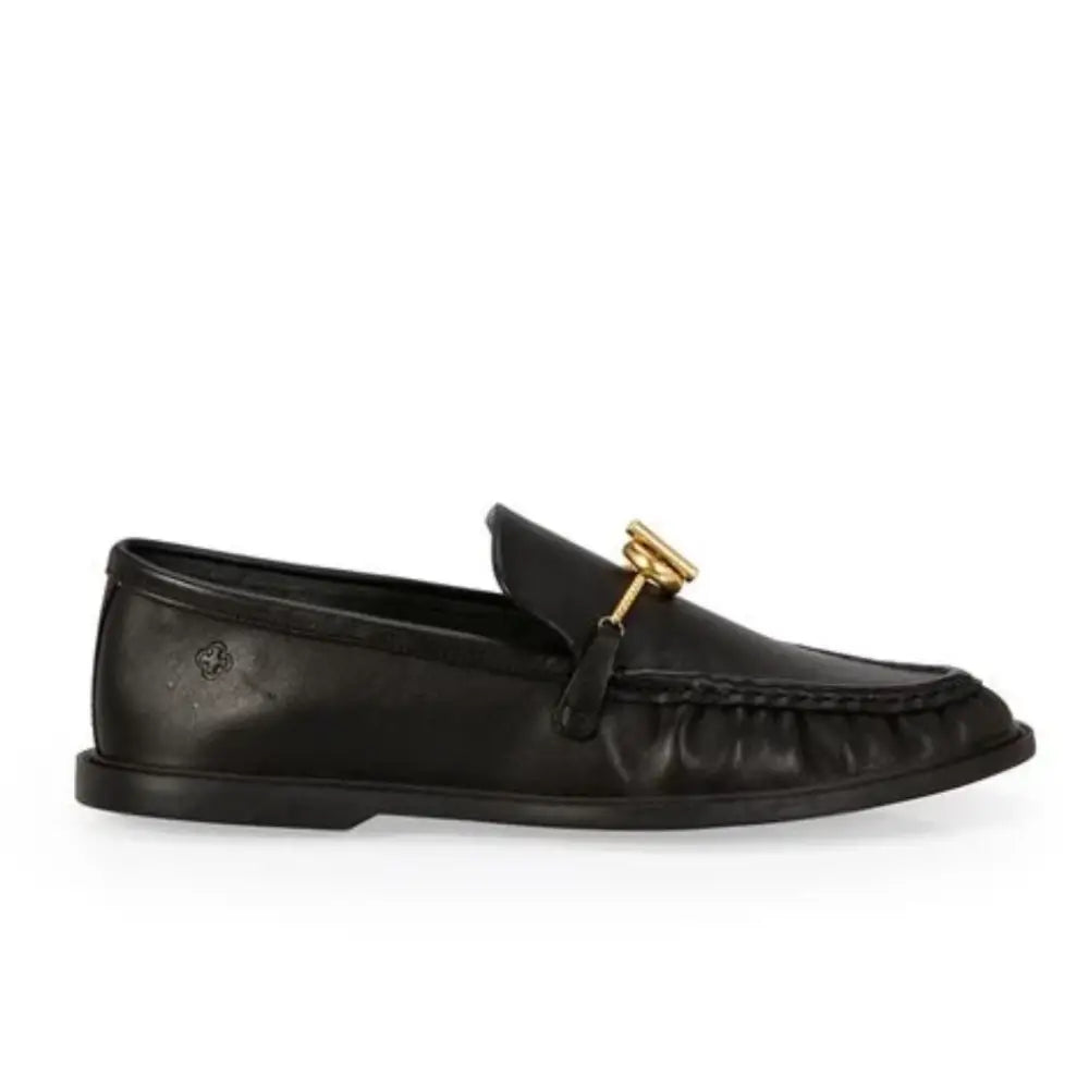 Mocasin Capodarte Cuero Negro