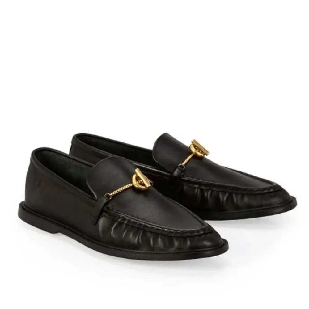 Mocasin Capodarte Cuero Negro