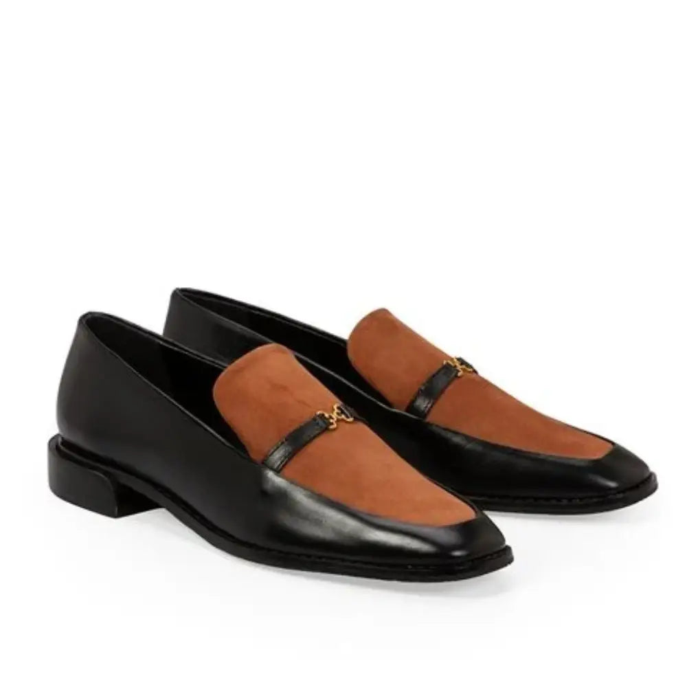 Mocasin - Preto/ Mogno
