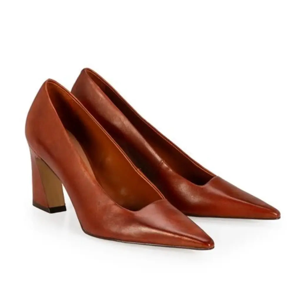 Scarpin - Cru/Camel