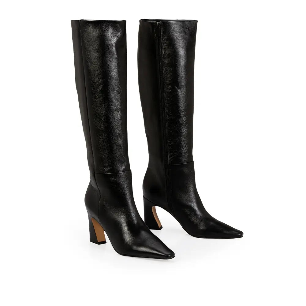 Bota Cuero Preto