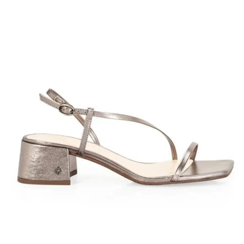 Sandalia Cuero Pewter
