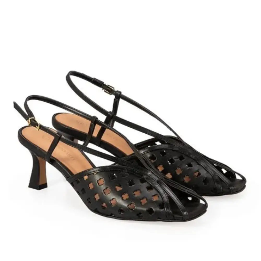 Chanel Capodarte Cuero Negro/Camel