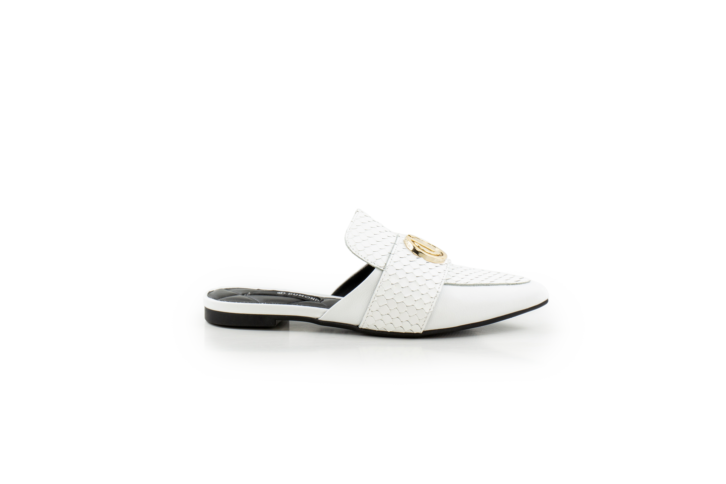 Sapatilha Bico Fino Leather