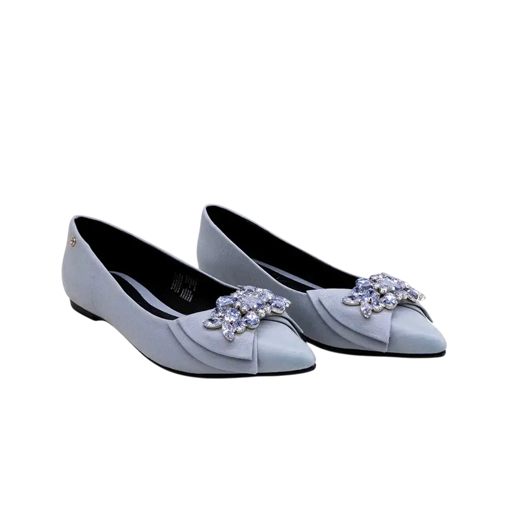 Sapatilha Bico Fino Leather