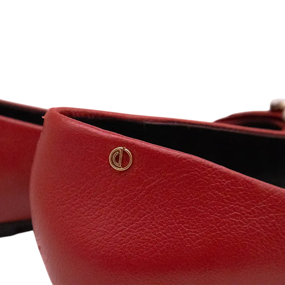 Sapatilha Bico Fino Leather
