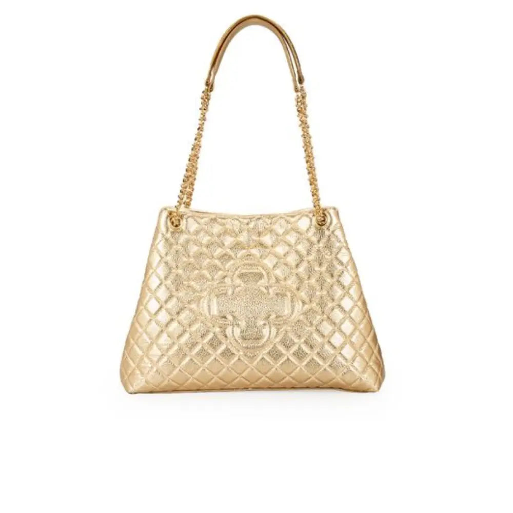 Bolso Capodarte Cuero Pewter/Dorado