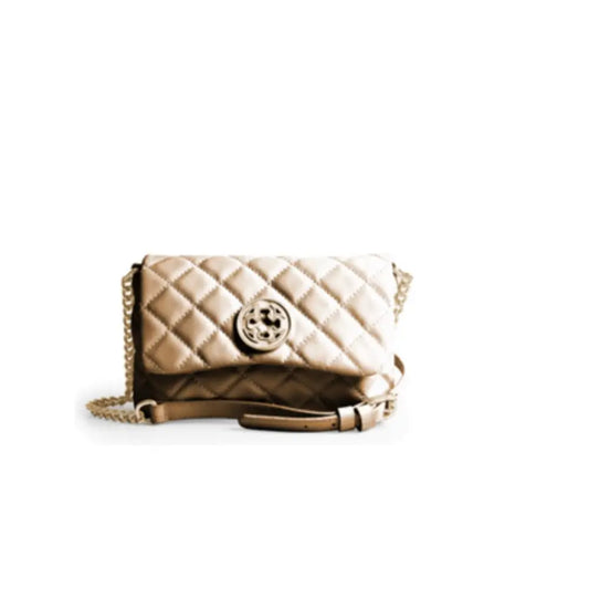 Bolso Cuero Dorado