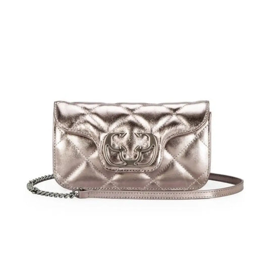 Bolso Cuero Pewter