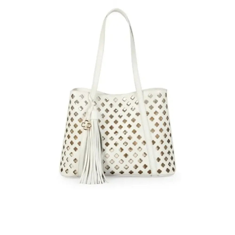 Bolso Capodarte Cuero Bianco