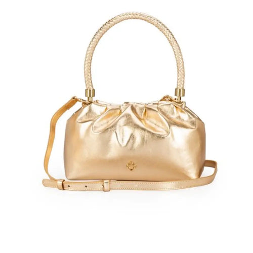 Bolso Capodarte Cuero Dorado