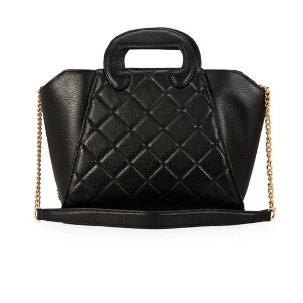 Bolso Capodarte Cuero Negro/Camel