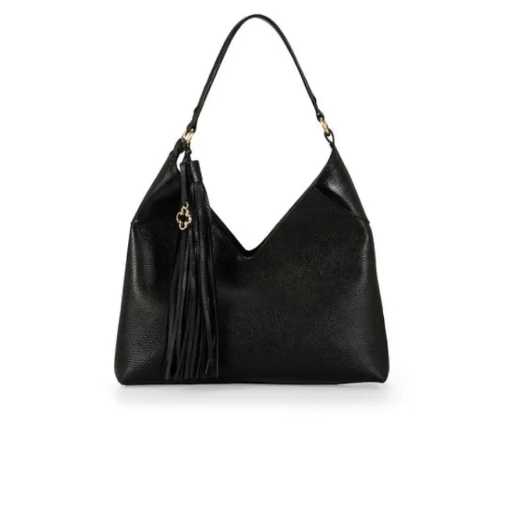 Bolso Capodarte Cuero Negro/Camel
