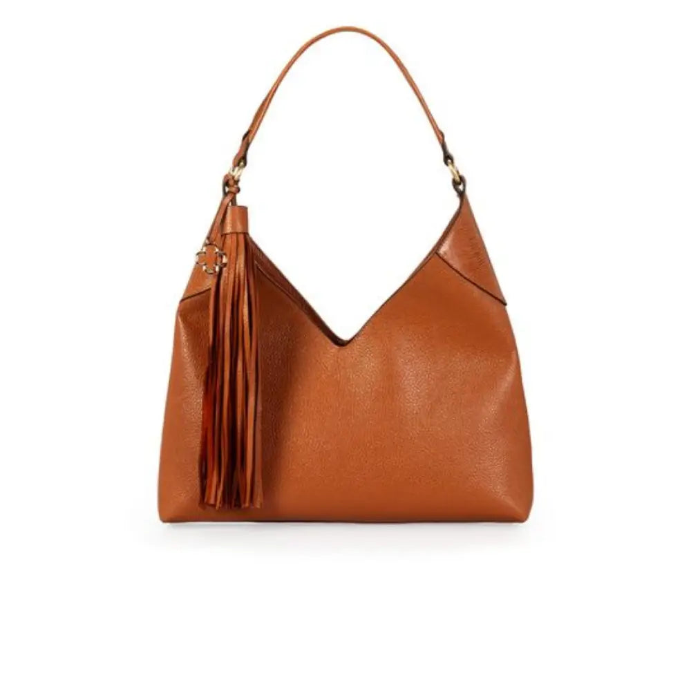 Bolso Capodarte Cuero Negro/Camel