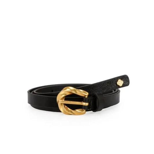 Cinturon Cuero Preto