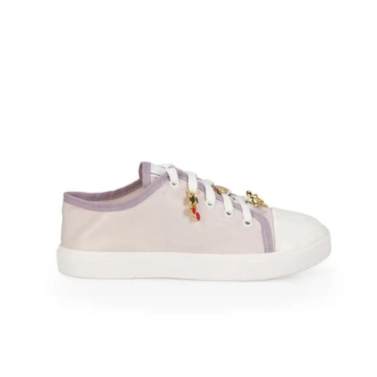 Zapatilla Tejido Rose/Bianco