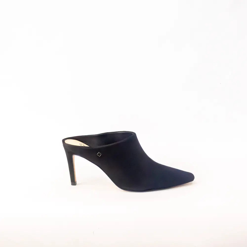 Zueco Couro – Bianco / Preto