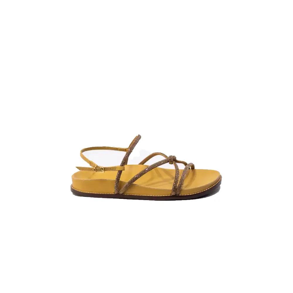 Sandalia Satinato – Savana / Ouro